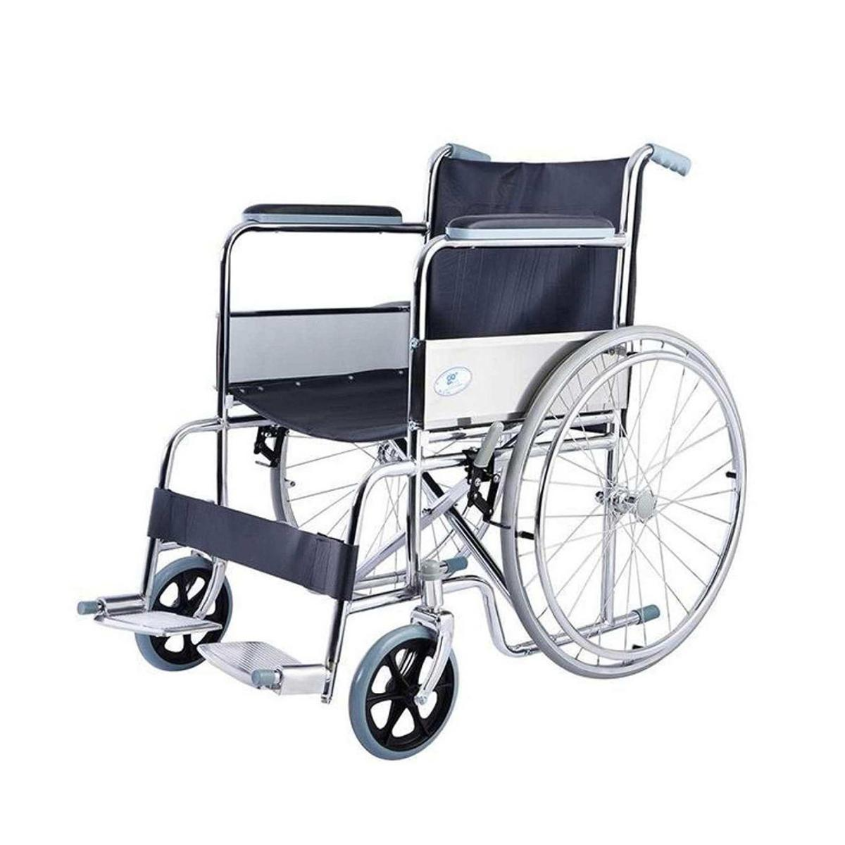 Wheel Chair KY809 - Black & Silver
