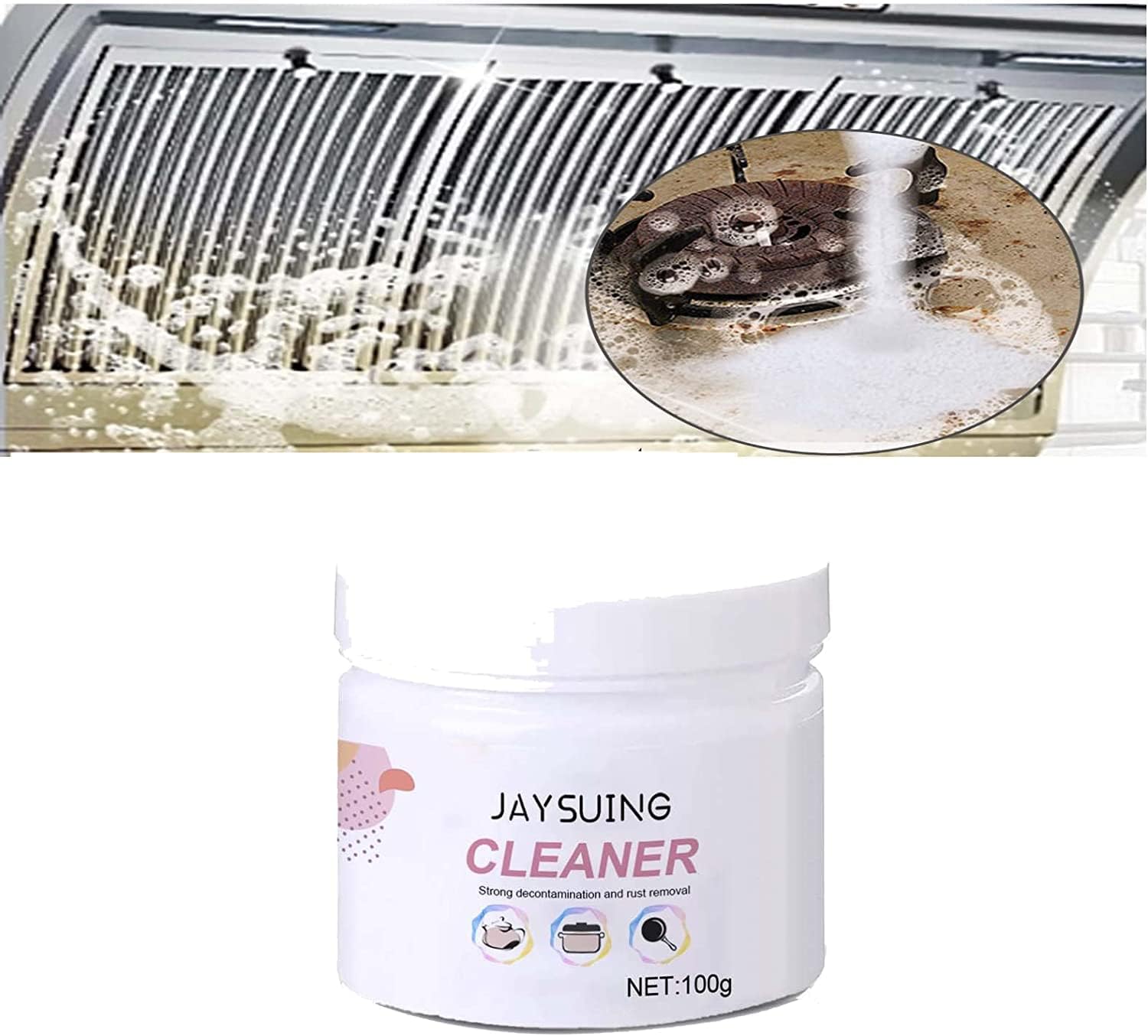 All-Purpose Cleaning Powder – Powerful Stain & Grease Remover for Kitchen, Bathroom & Household Cleaning