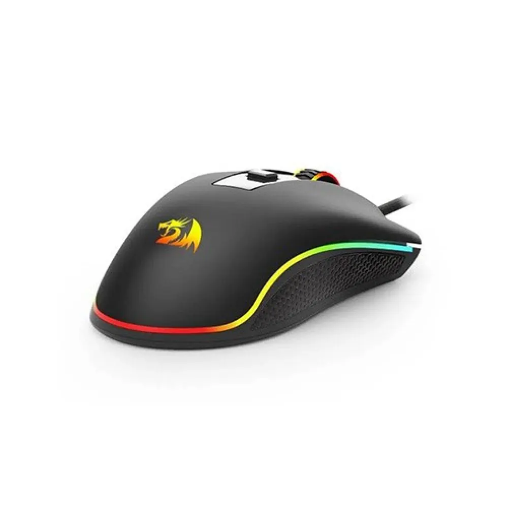 Redragon M611 Cypher Wired Optical RGB Gaming Mouse – 12800 DPI, Quiet Click, Customizable RGB